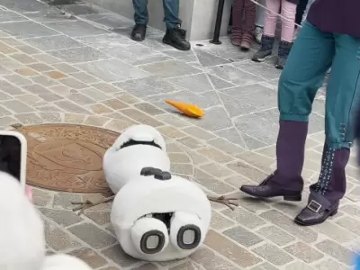 "Muri� Olaf": el avanzado robot de Disney que perdi� la nariz y colaps�