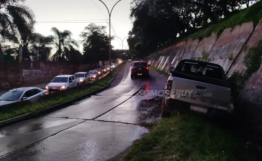 Siniestro vial en barrio Cuyaya