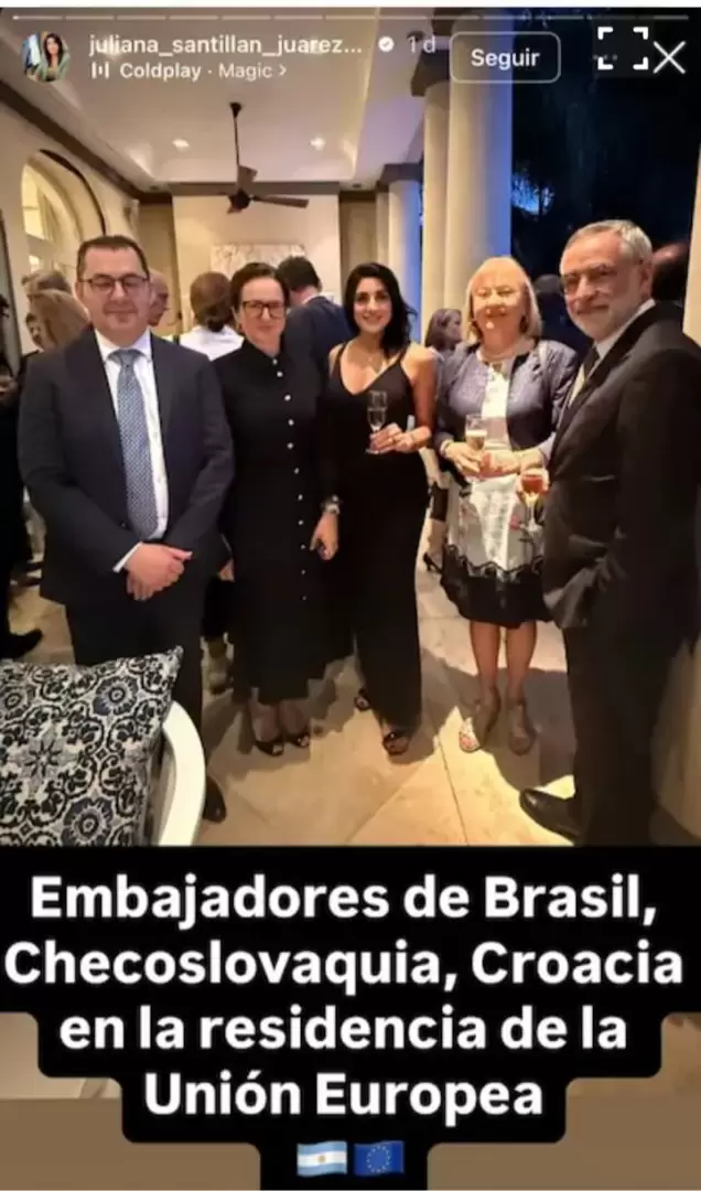 El mensaje de Juliana Santillán en sus historias de Instagram