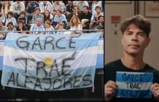 El "Chino" Garc� del recordado "meme" a publicitar alfajores