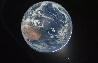 La NASA difundi� las primeras fotos de la Tierra capturadas por la misi�n Artemis II
