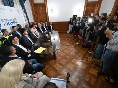 Conferencia de Jaldo, tras la tragedia por el temporal en Tucum�n