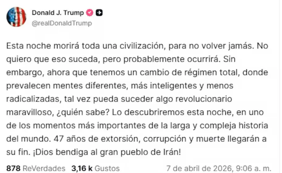 mensaje de Irán