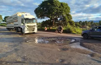 bache colectora de Ruta Nacional 66