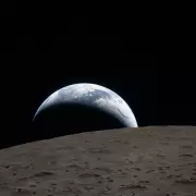 La NASA reveló las primeras fotos del lado oculto de la Luna