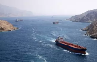 Buques petroleros en Ormuz