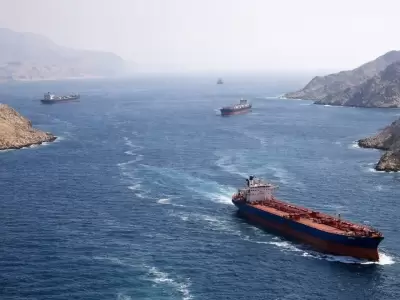 Buques petroleros en Ormuz