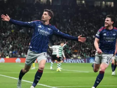Kai Havertz en la victoria del Arsenal frente al Sporting en Lisboa
