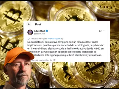 Respuesta de Adam Back: niega ser Satoshi