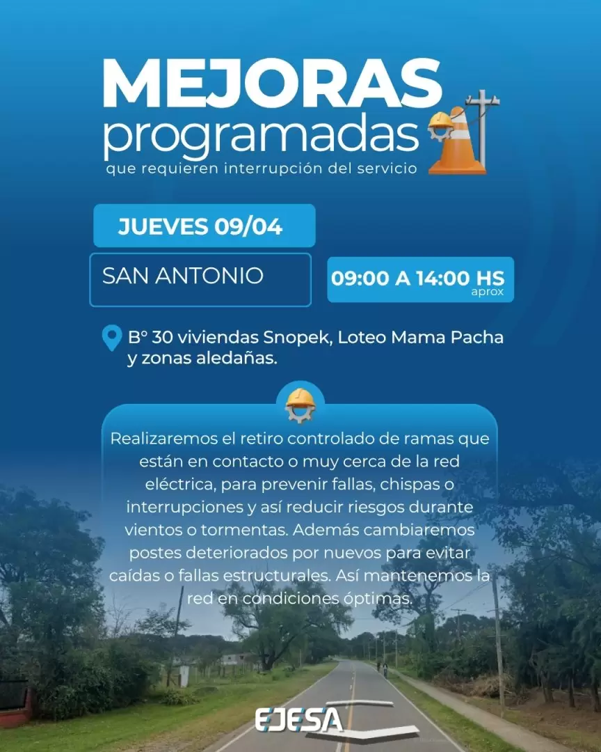 corte de energ�a jueves san antonio