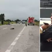 Habló el conductor de la camioneta que atropelló a un peatón en Ruta 66: "Sentí un golpe"