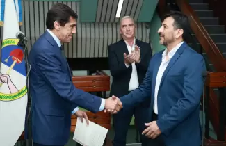 sadir tomo juramento a david arias como nuevo presidente del instituto de seguros de jujuy