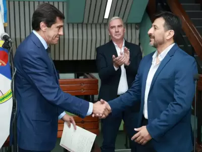 sadir tomo juramento a david arias como nuevo presidente del instituto de seguros de jujuy