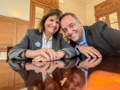 Patricia Bullrich y Manuel Adorni