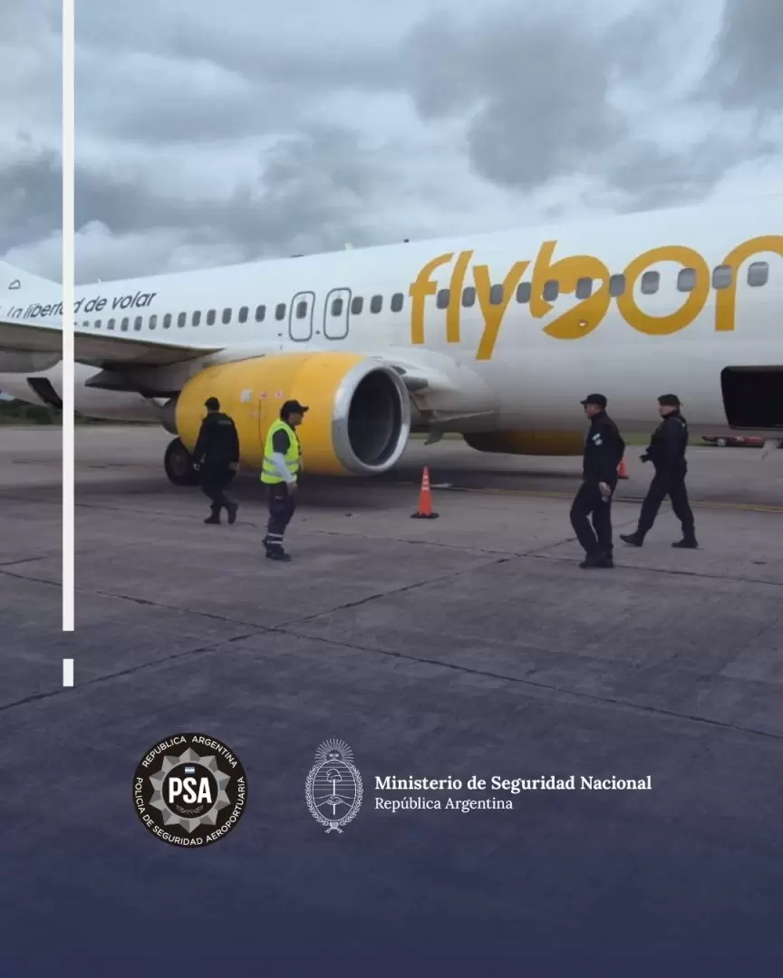Operativo de la PSA en el aeropuerto de Jujuy
