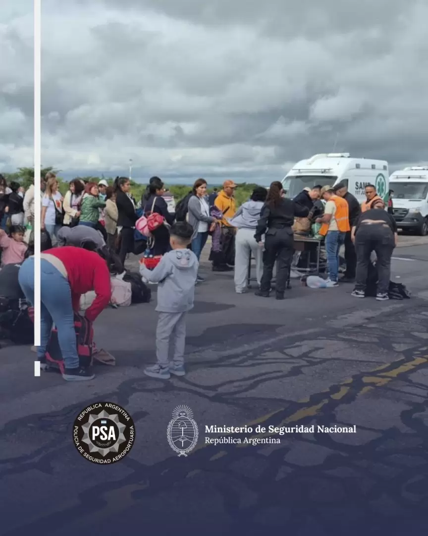 Operativo de la PSA en el aeropuerto de Jujuy