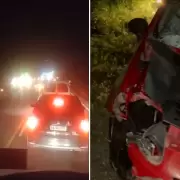 Un caballo suelto provoc� un siniestro vial en Libertador: hay un herido grave
