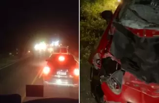 Grave accidente de tr�nsito en la Ruta Nacional 34 con equino suelto