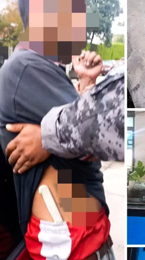 barrio castaneda infanteria redujo a un sujeto que intentó apuñalar a su familia