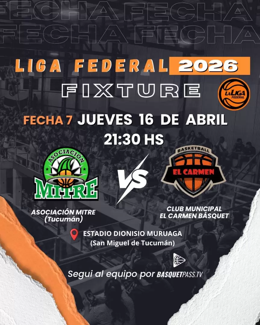 El Carmen Básquet se presenta en Tucumán