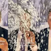 Pol�mica por un video viral de Daniel Scioli promocionando Bariloche con nieve de telgopor