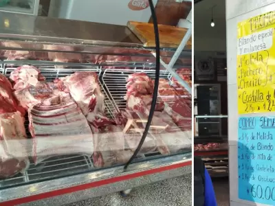 Ofertas en carnicer�a de barrio Mariano Moreno