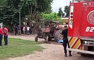 Un hombre muri� aplastado entre un tractor y un tanque atmosf�rico
