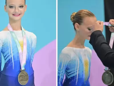 Mar�a P�a Camuglia Yost: La ni�a de 10 a�os que llev� a Argentina a lo m�s alto del patinaje mundial