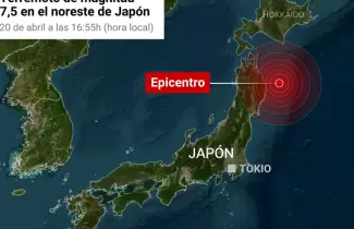 Alerta roja en Jap�n: Terremoto de 7.4 activa evacuaci�n masiva por tsunami