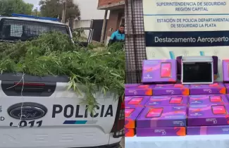 hallan 31 tablets oficiales y marihuana en la casa de un empleado publico de educacion