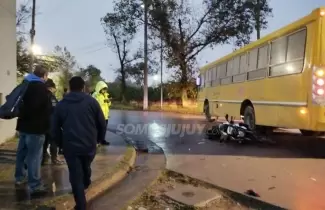 siniestro vial en avenida Hip�lito Yrigoyen