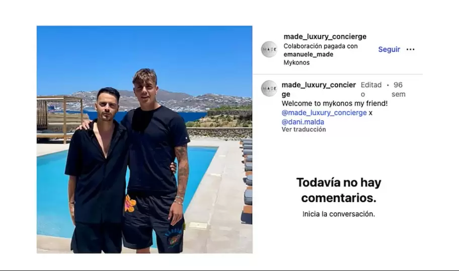 Daniele Maldini, hijo de Paolo Maldini, implicado