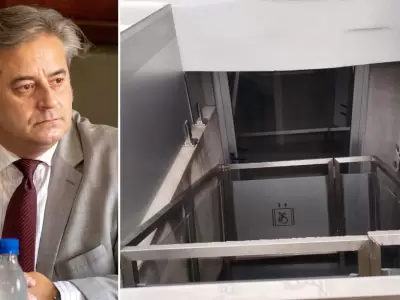 concejal Gast�n Mill�n sobre el vandalismo en el ascensor de la glorieta de Plaza Belgrano