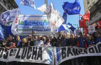 Protesta La Bancaria