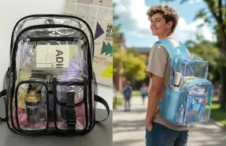mochilas transparentes