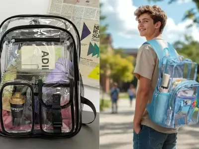 mochilas transparentes