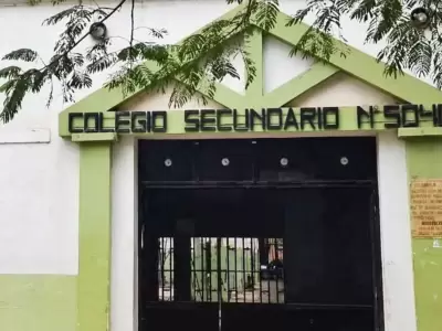 Colegio N� 5040 de la Ciudad de Or�n donde ocurri� la agresi�n de un estudiante que hiri� con un arma blanca a dos compa�eros.