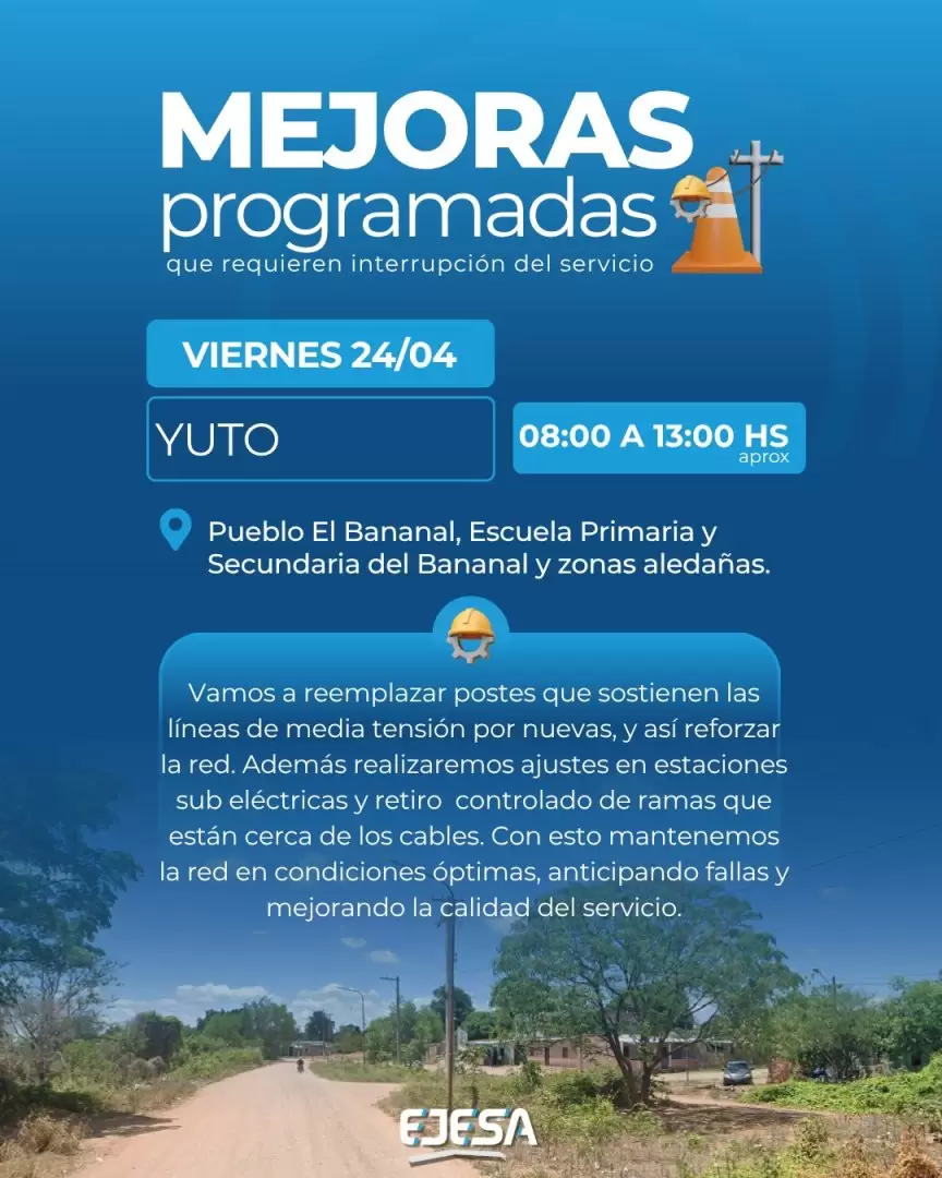 Mejoras programadas en Yuto
