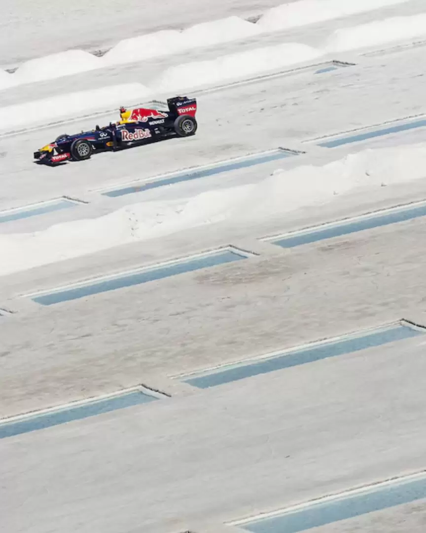 Espectacular vista del F1 rugiendo en Jujuy