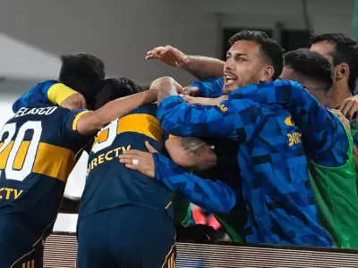 Boca festejo