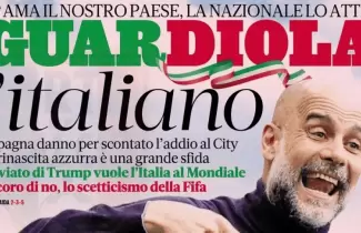 Pep Guardiola se har�a cargo de dirigir la Azzurra