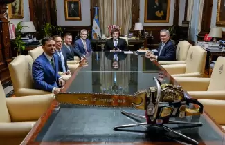 Javier Milei recibi� al co creador de Paypal Peter Thiel
