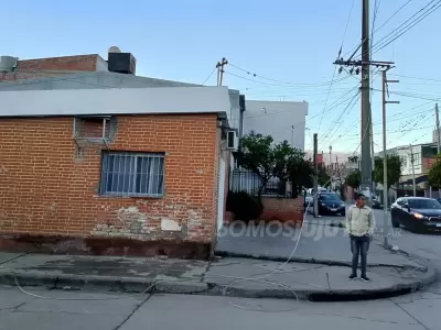 corte de luz en barrio Mariano Moreno