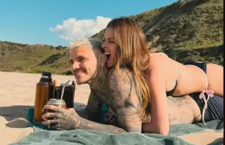 Microbikini y amor en Turqu�a: el look de la China Su�rez en su escapada rom�ntica con Mauro Icardi