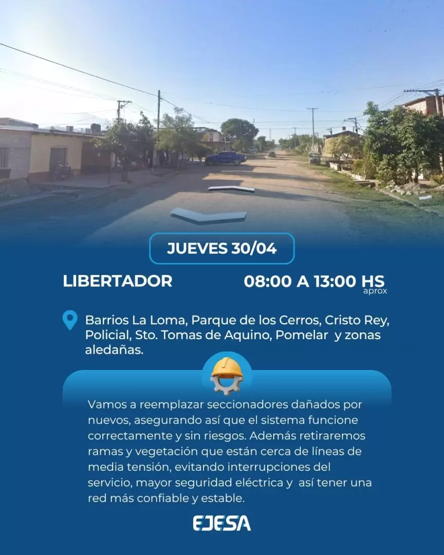 Tareas programadas de EJESA