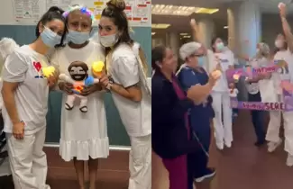 Una ni�a de Jujuy celebr� el final de su tratamiento de quimioterapia con una tem�tica muy especial