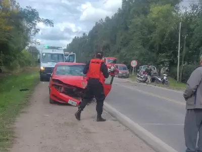 siniestro vial en Monterrico