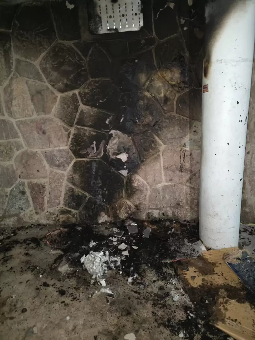 incendio federacion de basquet