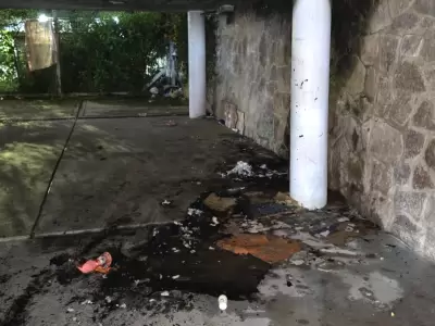 incendio federacion de basquet