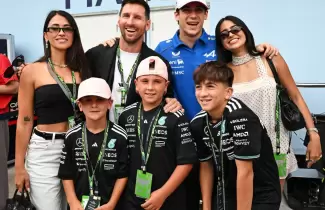 Messi, Colapinto y Bizarrap: el secreto detr�s del Mercedes que eligi� Leo y la foto hist�rica en el GP de Miami